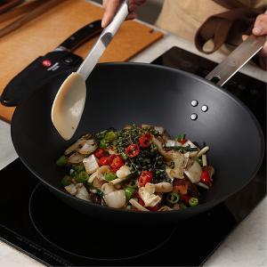 附蓋中式炒鍋 鐵 30CM