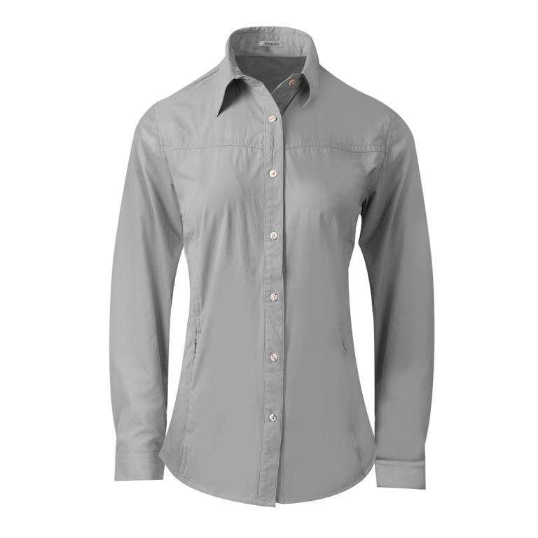 JORDON 女款長袖防曬排汗襯衫