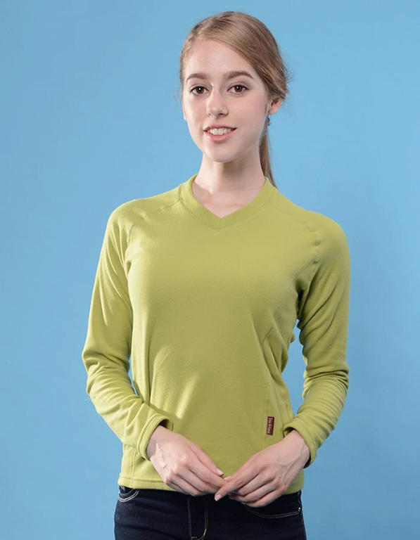 JORDON FOX FRIEND 刷毛保暖 高性能排汗快乾 V領上衣