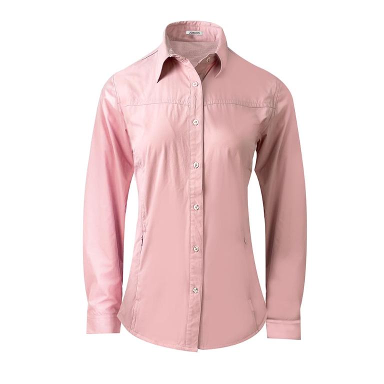 JORDON 女款長袖防曬排汗襯衫