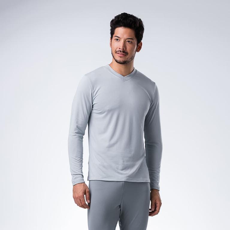 JORDON 男款POWER DRY保暖V領上衣