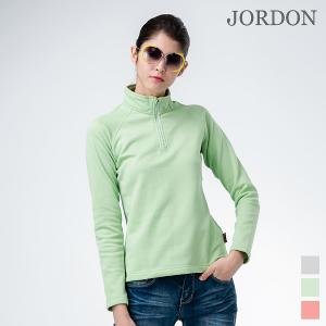 JORDON FOX FRIEND 女款刷毛保暖高性能排汗快乾半開襟上衣