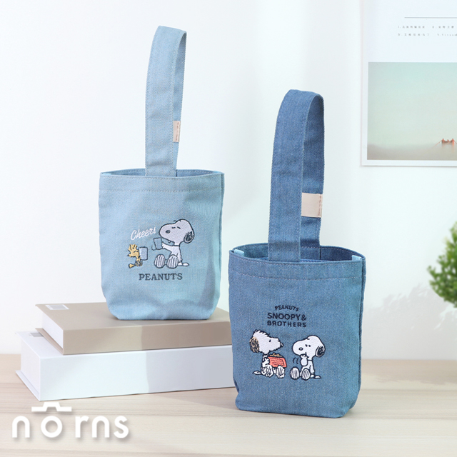 Peanuts史努比牛仔飲料提袋