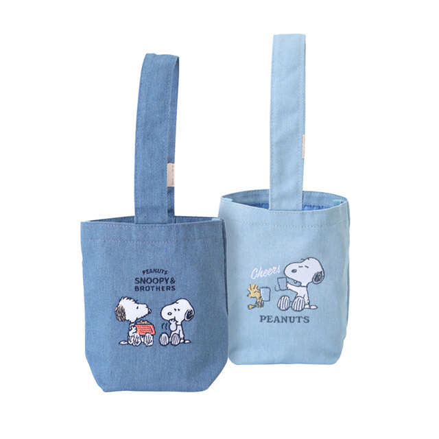 Peanuts史努比牛仔飲料提袋