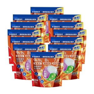 【皂福】輕時代 強效潔淨洗衣膠囊-抑菌消臭 24顆x12袋組