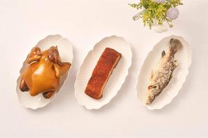 新東陽三牲禮禮盒B(玫瑰油雞+港式脆皮燒肉+炸鮮魚)