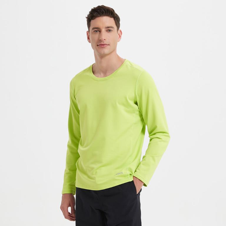 JORDON 長袖排汗圓領衫