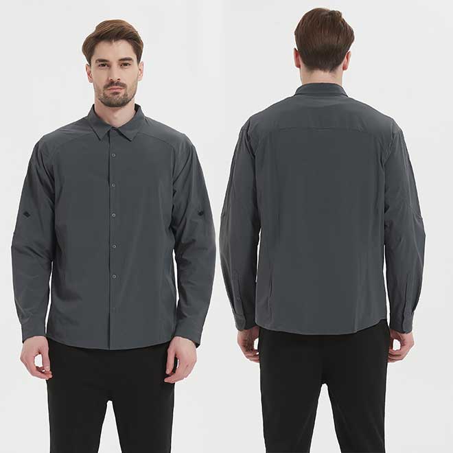 JORDON 涼爽吸濕快乾長袖襯衫