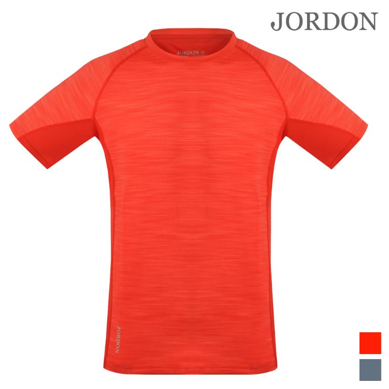 JORDON 吸濕快乾透氣 男款圓領短袖涼感T恤