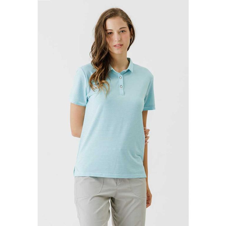 JORDON 女款彩條涼感排汗衫