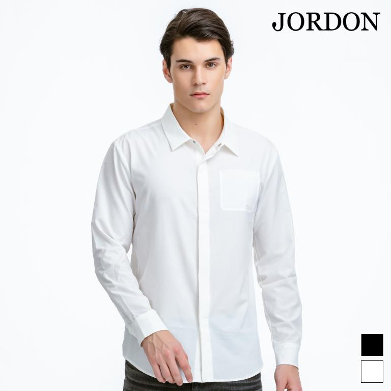 JORDON 男性 涼感透氣長袖襯衫