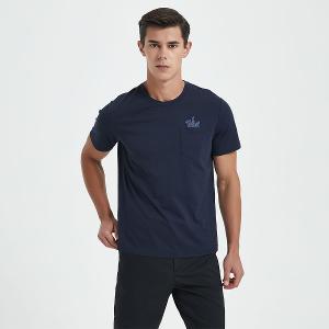 JORDON 棉質造型 圓領短T