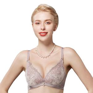 【思薇爾】星燦女爵系列B-E罩蕾絲集中包覆女內衣(岩石棕)