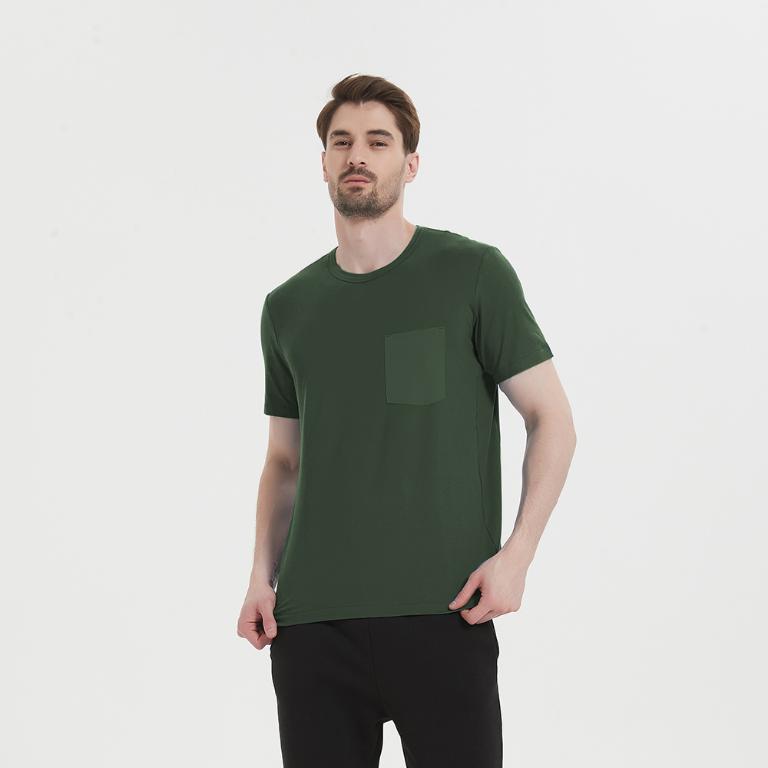 JORDON 涼感/機能 圓領口袋短T