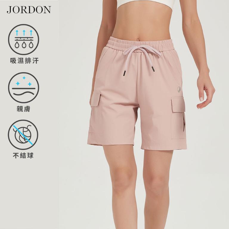 JORDON 中性款 吸排涼感 五分褲