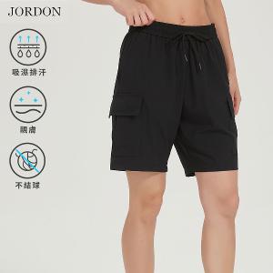 JORDON 中性款 吸排涼感 五分褲