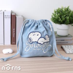 Peanuts史努比Oversize 牛仔風束口袋