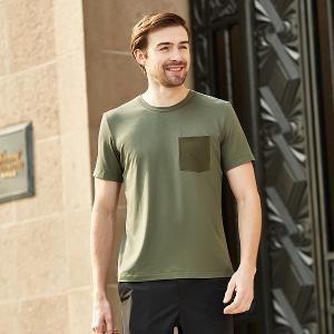 JORDON 涼感/機能 圓領口袋短T
