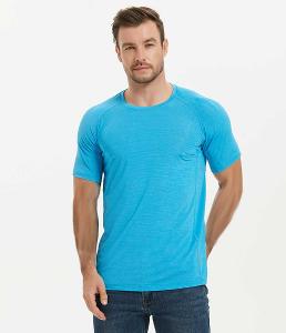 JORDON 男圓領 銀纖抗菌短T