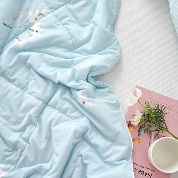 【DUYAN 竹漾】Cool-Fi Huggy 冰絲涼感被/落花漫雪 台灣製