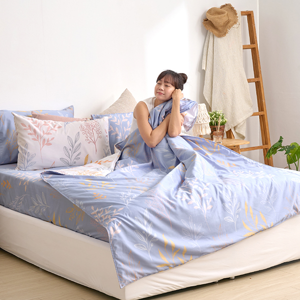 【DUYAN 竹漾】Cool-Fi 奧地利天絲涼被/瀾葉初夏 台灣製