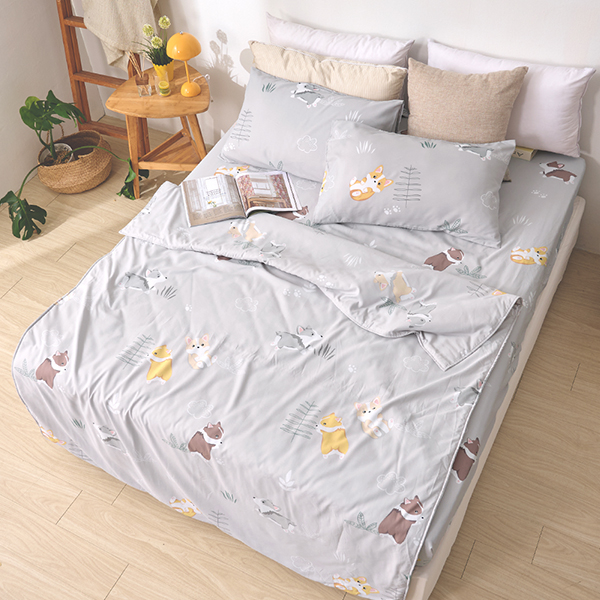 【DUYAN 竹漾】Cool-Fi 奧地利天絲涼被/跑跑柯基 台灣製