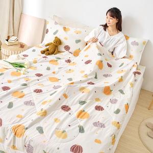 【DUYAN 竹漾】Cool-Fi Huggy 冰絲涼感被/南瓜派對 台灣製
