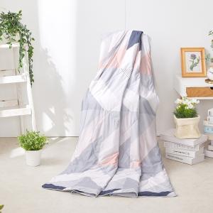 【DUYAN 竹漾】Cool-Fi Huggy 冰絲涼感被/日落稜光 台灣製