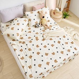 【DUYAN 竹漾】Cool-Fi Huggy 冰絲涼感被/小熊哈妮 台灣製