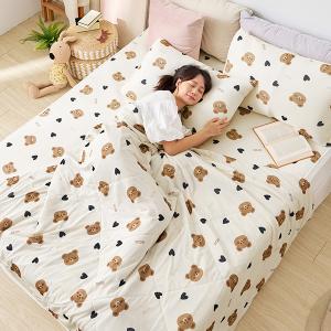 【DUYAN 竹漾】Cool-Fi Huggy 冰絲涼感被/小熊哈妮 台灣製