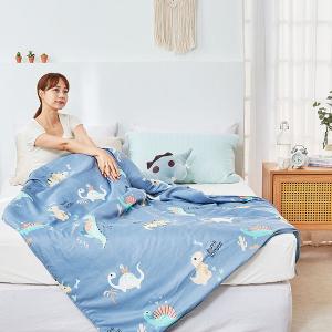 【DUYAN 竹漾】Cool-Fi 奧地利天絲涼被/海島恐龍 台灣製