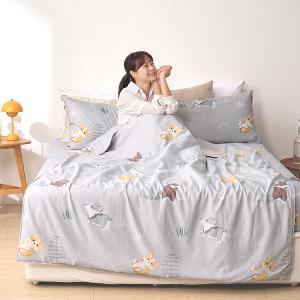 【DUYAN 竹漾】Cool-Fi 奧地利天絲涼被/跑跑柯基 台灣製