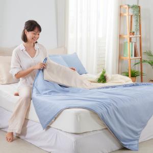 【DUYAN 竹漾】Cool-Fi 60支萊賽爾天絲涼被-蔚藍空鏡 台灣製
