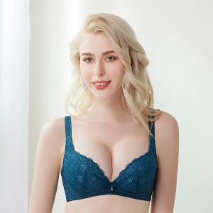 【思薇爾】撩波新花漾系列G-H罩蕾絲包覆大罩女內衣(復刻綠)