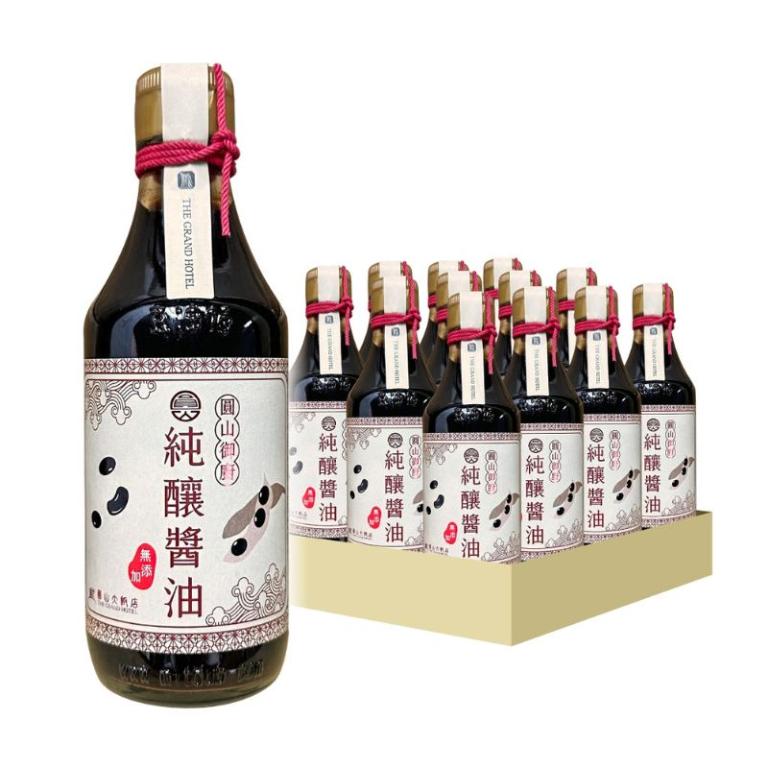 【圓山大飯店】圓山御廚無添加純釀醬油 300ml x12瓶