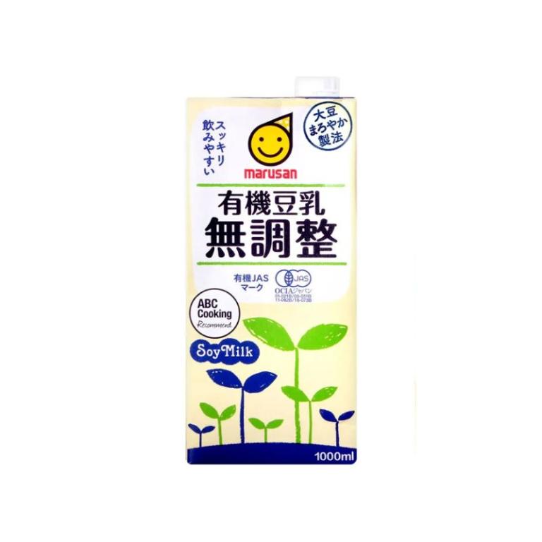 【箱購】丸三愛 無調整有機豆乳 1L x6瓶 (11/24起依訂購順序出貨)