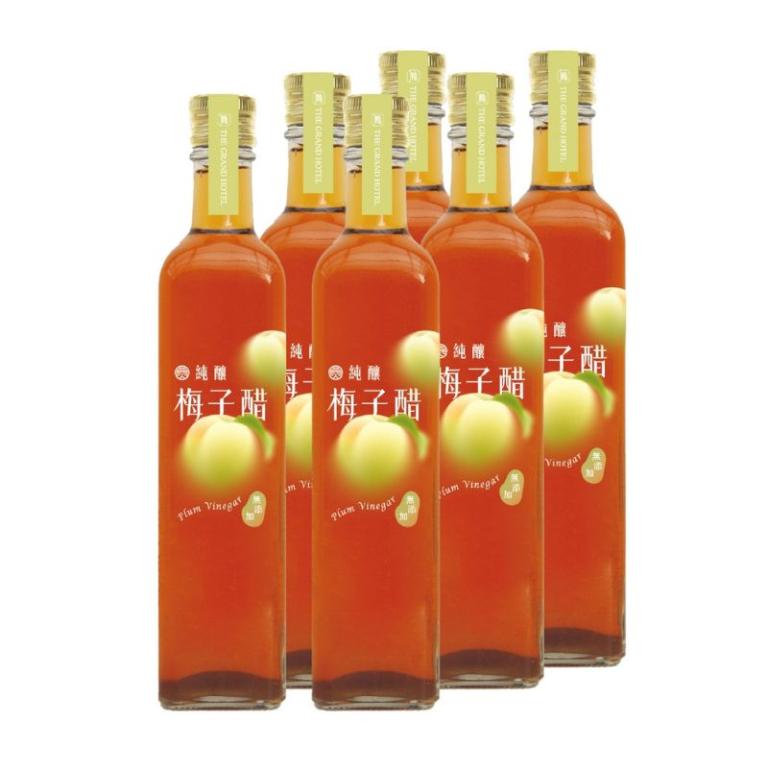 【圓山大飯店】圓山純釀梅子醋 500ml x6瓶