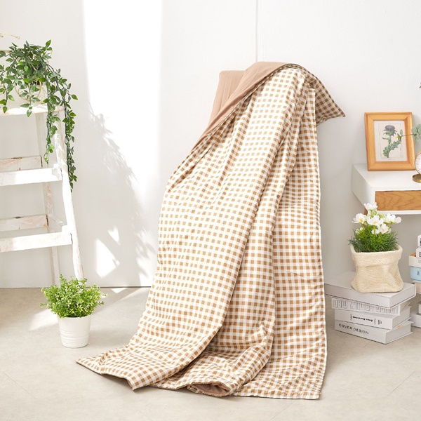 【DUYAN 竹漾】 舒柔棉 涼被/ 焦糖奶茶