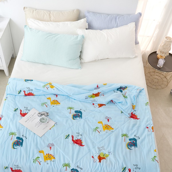 【DUYAN 竹漾】Cool-Fi 空氣涼感被/恐龍派對 台灣製