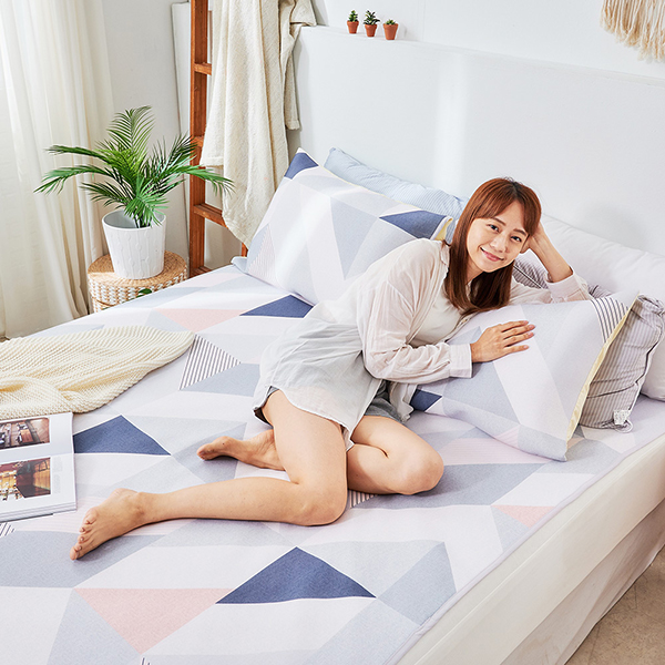 【DUYAN 竹漾】Cool-Fi 瞬間涼感6D冰涼墊/單人/雙人/加大/日落稜光