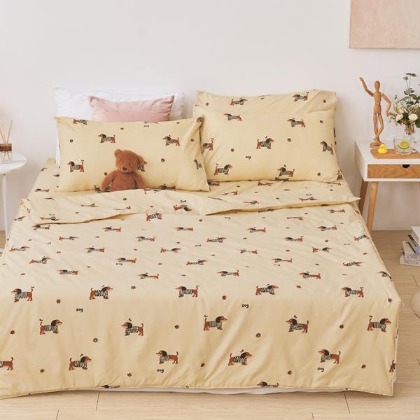 【DUYAN 竹漾】 舒柔棉 涼被/ 換衣狗勾