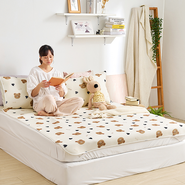 【DUYAN 竹漾】Cool-Fi 瞬間涼感6D冰涼墊/單人/雙人/加大/小熊哈妮