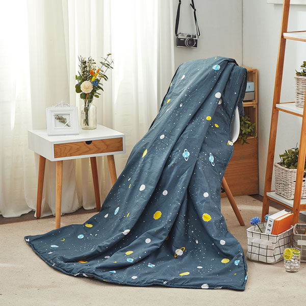 【DUYAN 竹漾】 舒柔棉 涼被/ 小小星球