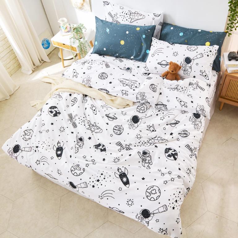 【DUYAN 竹漾】 舒柔棉 涼被/ 星旅太空