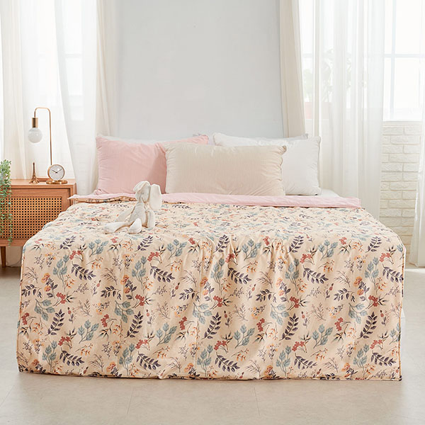 【DUYAN 竹漾】 舒柔棉 涼被/ 秘葉花季