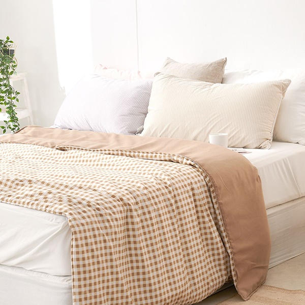 【DUYAN 竹漾】 舒柔棉 涼被/ 焦糖奶茶