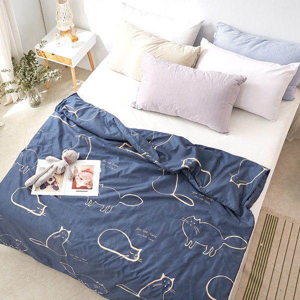 【DUYAN 竹漾】 舒柔棉 涼被/ 萌喵夢遊