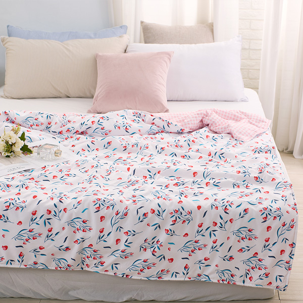 【DUYAN 竹漾】 舒柔棉 涼被/ 沁心花漾