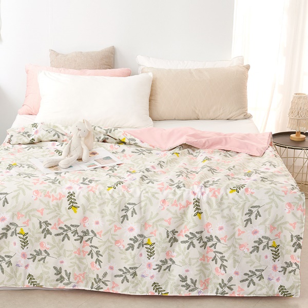 【DUYAN 竹漾】 舒柔棉 涼被/ 唯莓戀語