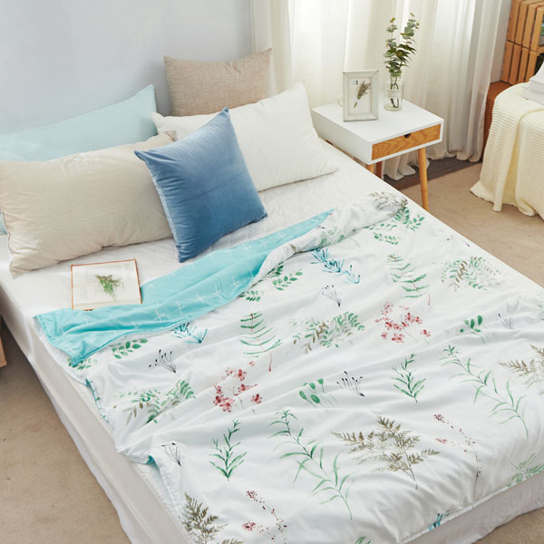 【DUYAN 竹漾】 舒柔棉 涼被/ 漢普斯花園